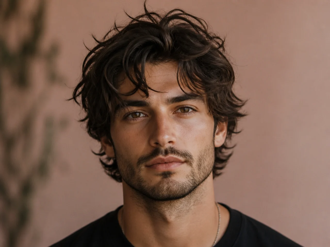 Medium Messy Hair
