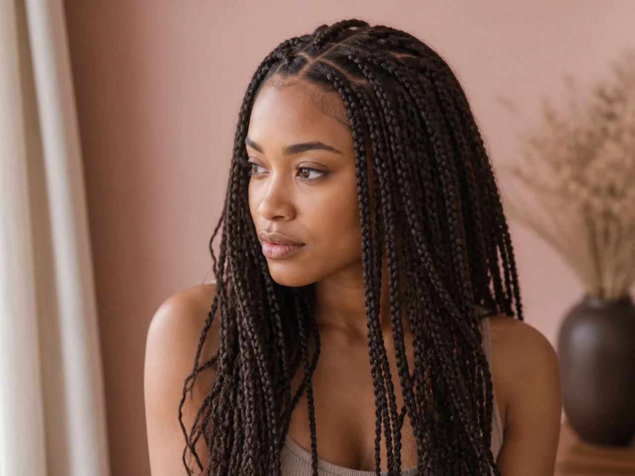 Braids at the point of loosening