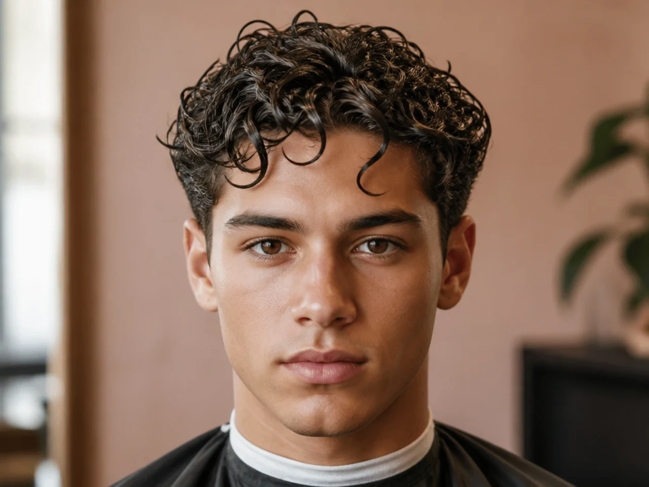 Curl cream applied to soaking-wet hair