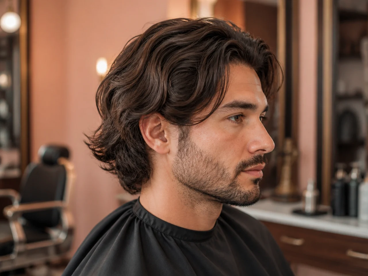 Styling and maintenance for medium length men's haircut styles