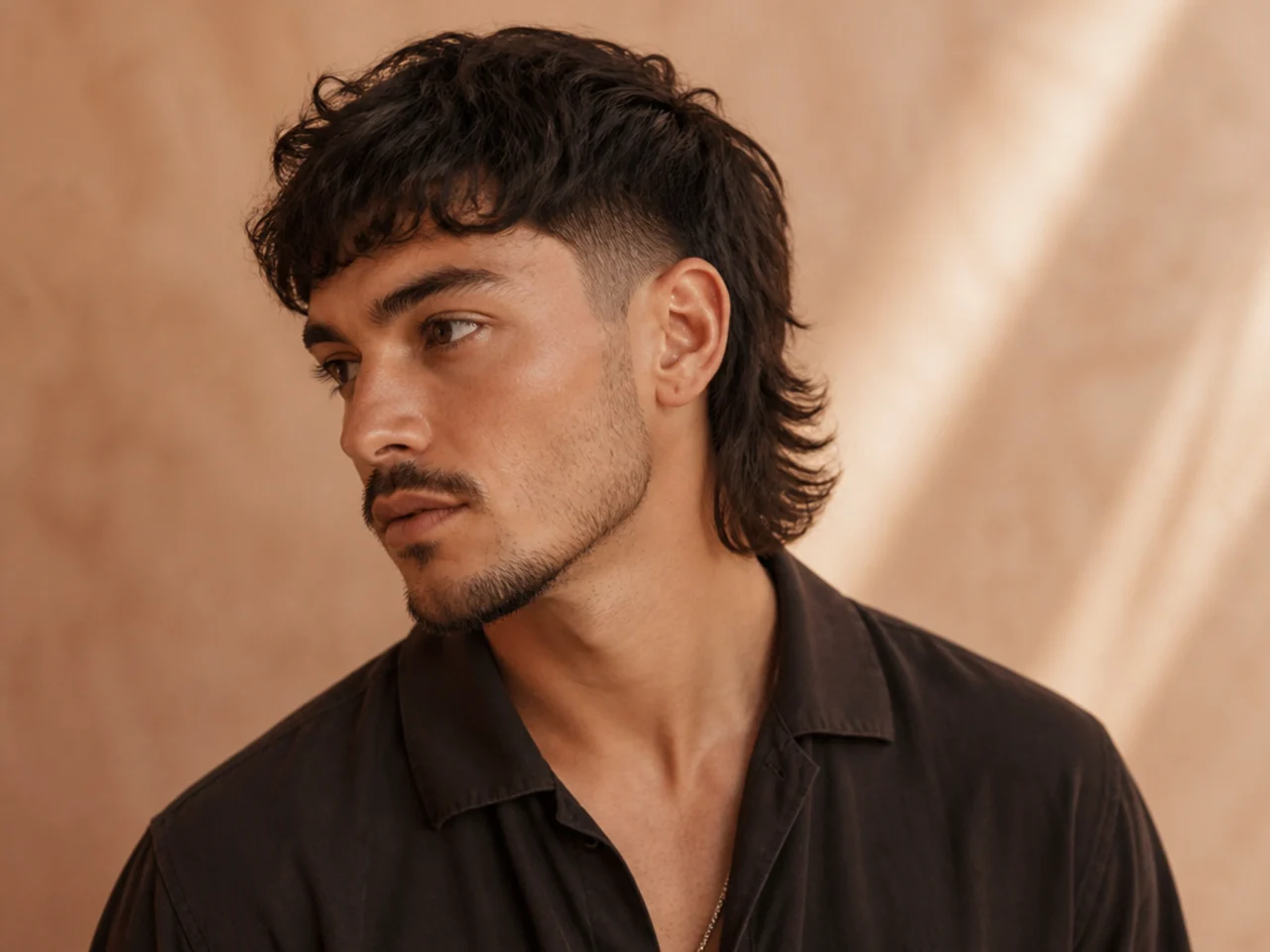 A modern blended mullet
