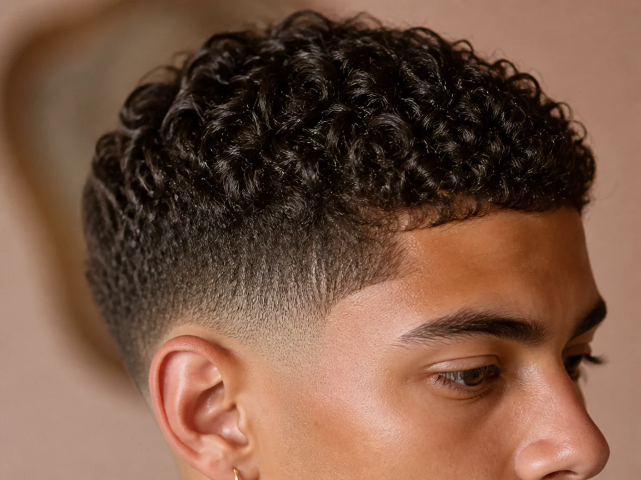 A short curly crop