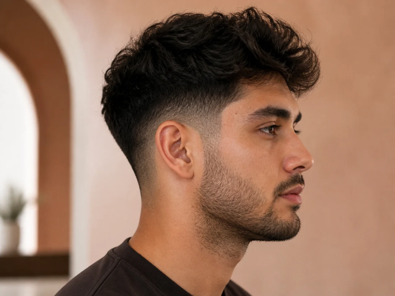 A haircut photographed at week four