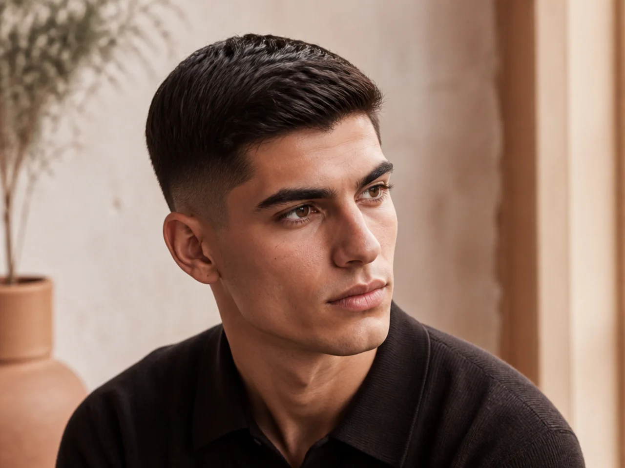 An ivy league haircut
