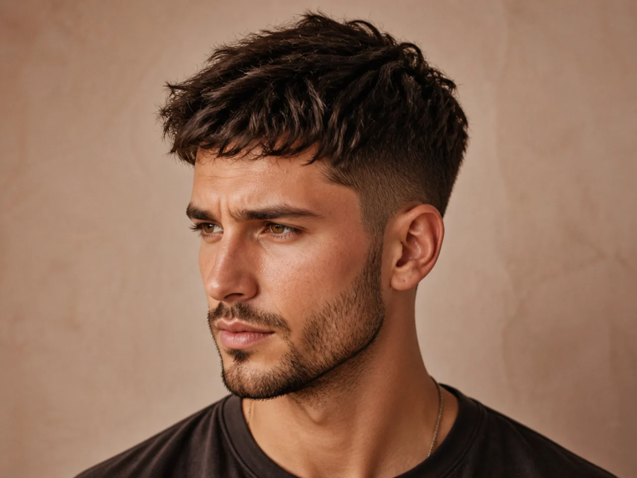 Textured crop and French crop haircut ideas on straight and wavy hair
