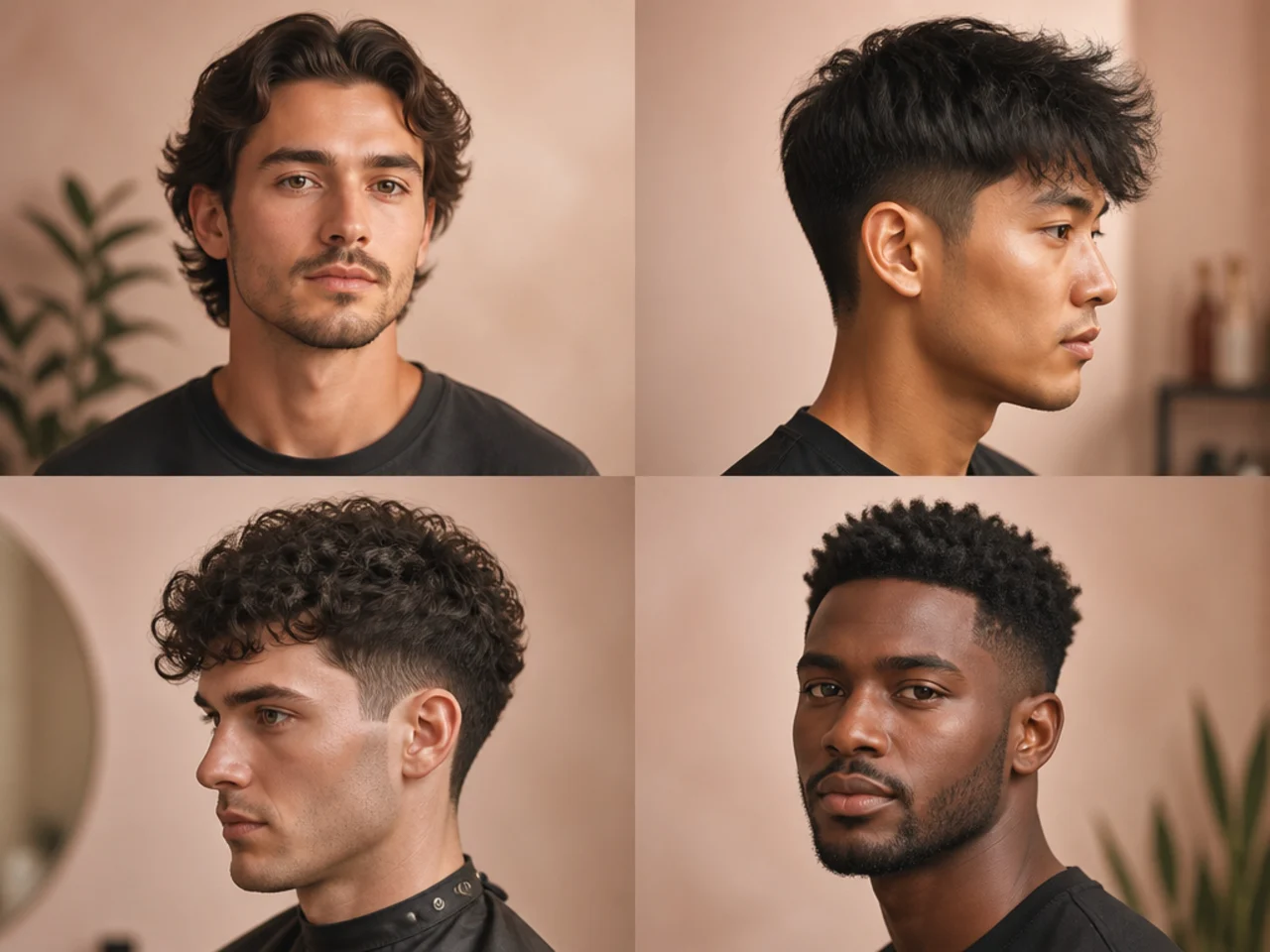 Salon calendar with recurring three-week standing professional-cut appointments circled through the year