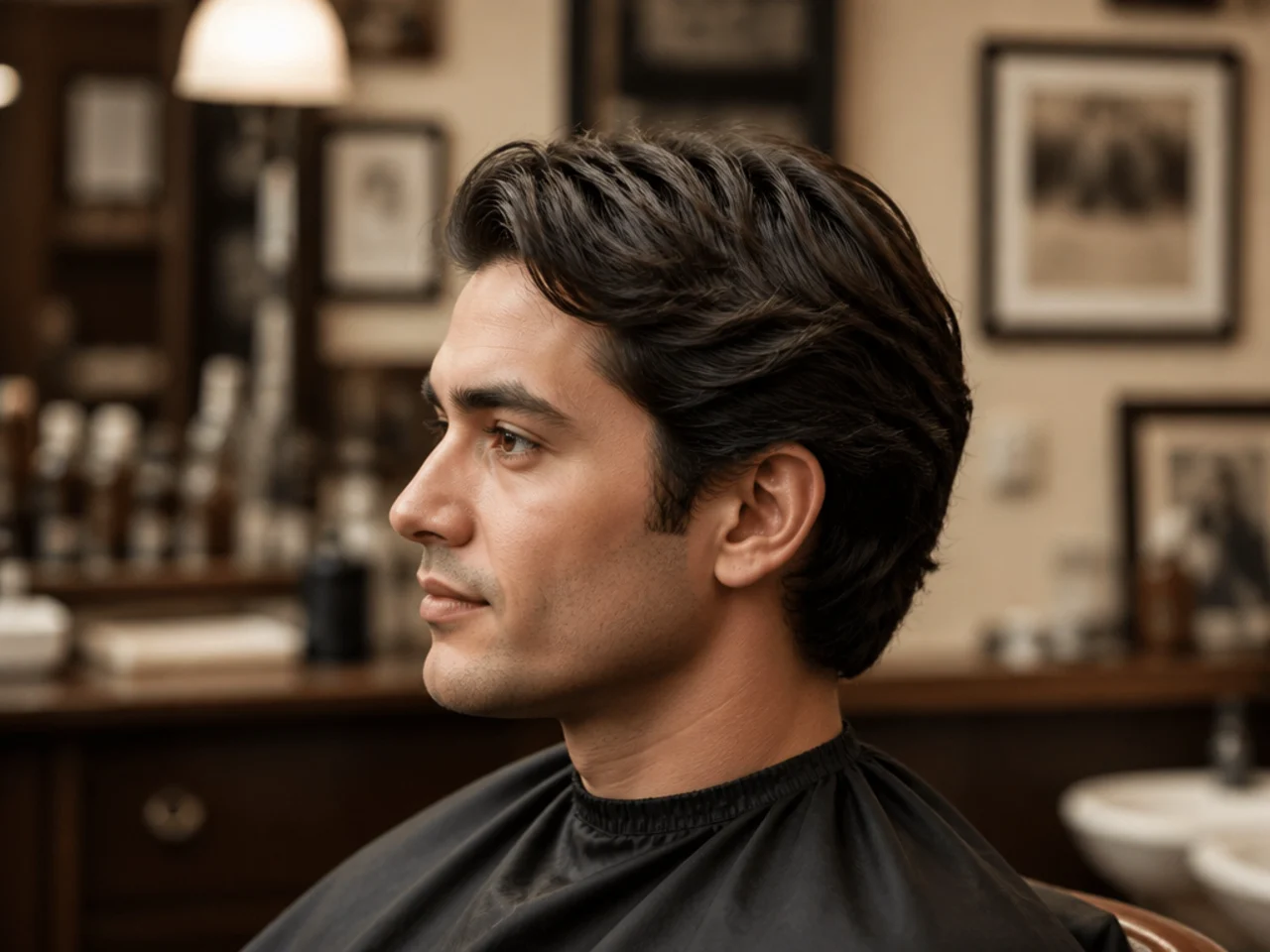 Barbershop counter with a calendar showing a scissor taper booking cadence next to a trendy fade booking cadence
