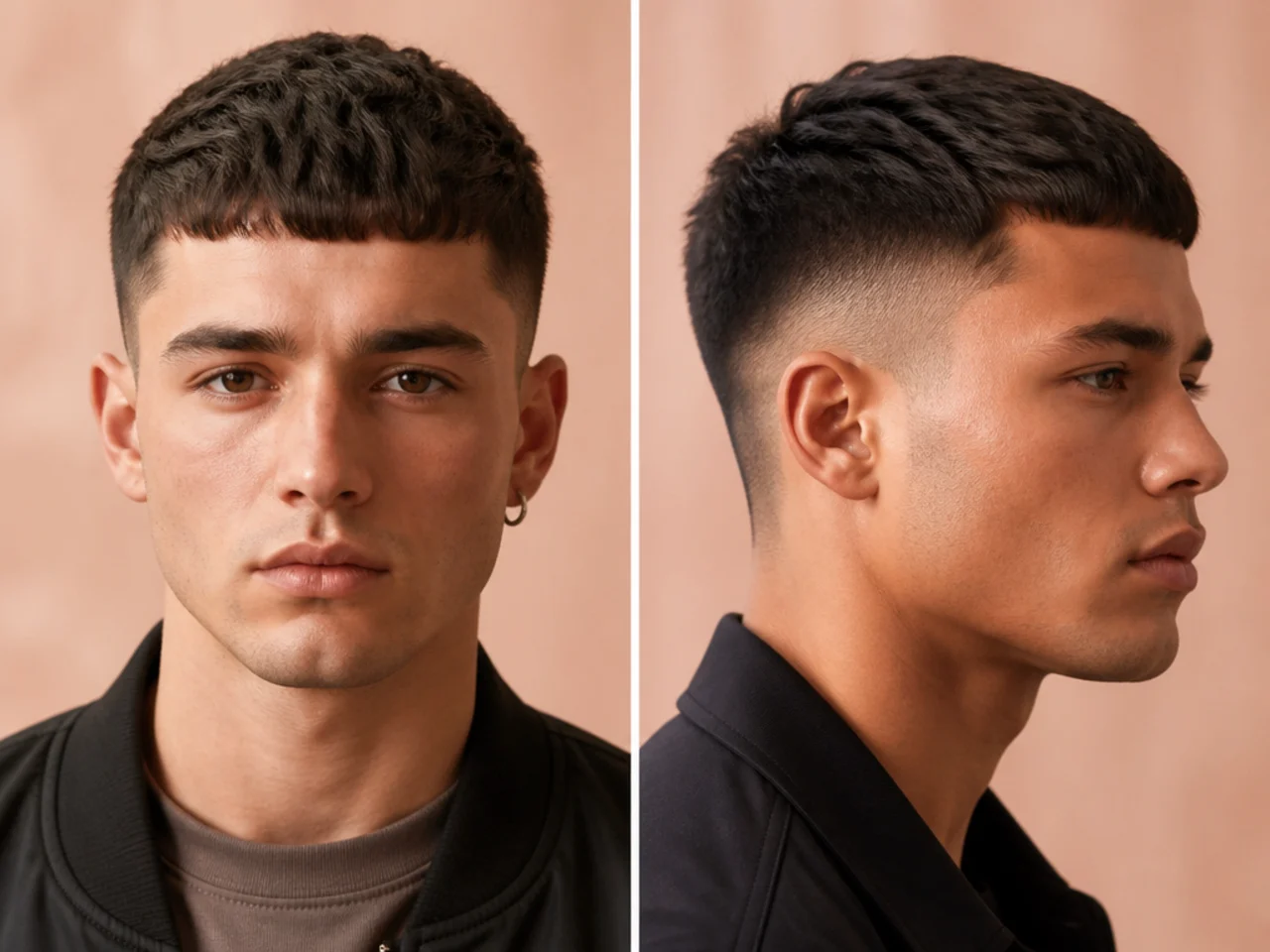 French crop and cropped fringe short haircuts for men