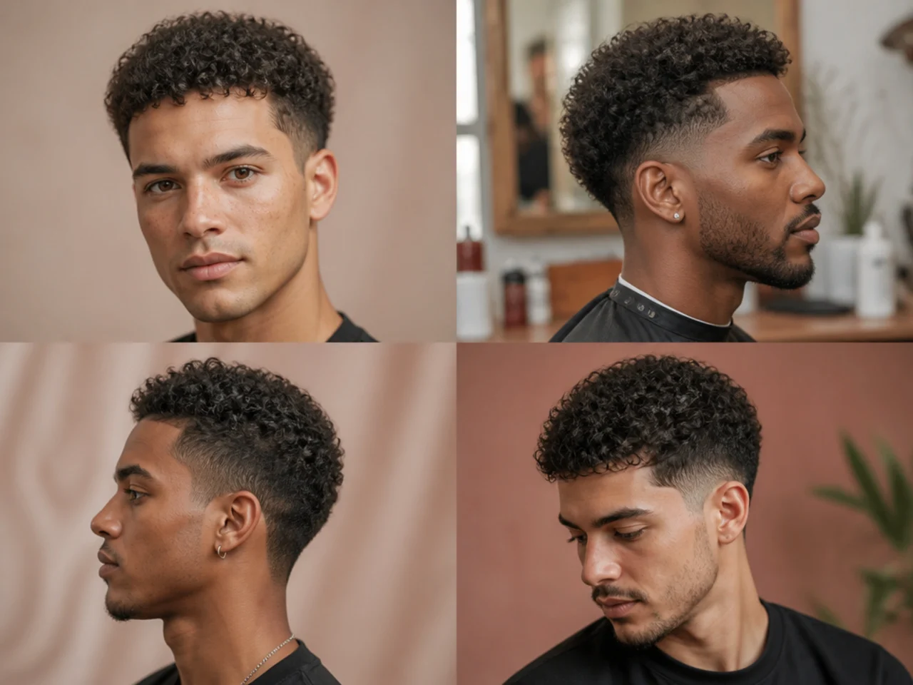 Short mens haircuts short hair for curly and coily hair textures