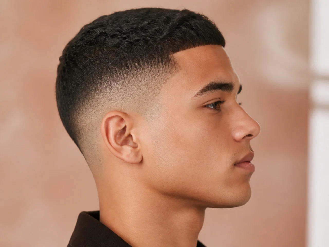 Short mens haircuts short hair with fade variations at low, mid, and skin