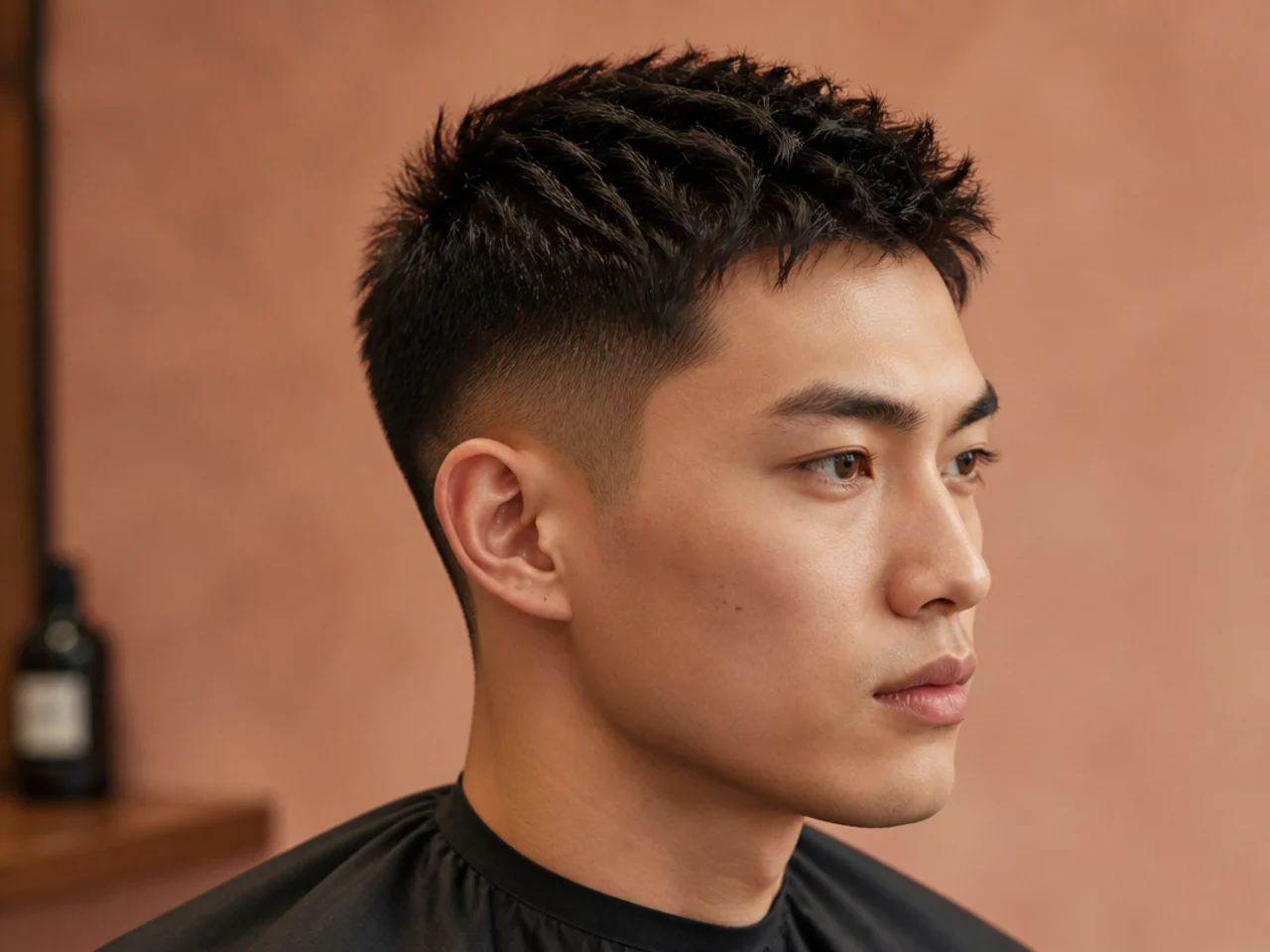 Low maintenance short haircut men reference — buzz, crew, and French crop side by side