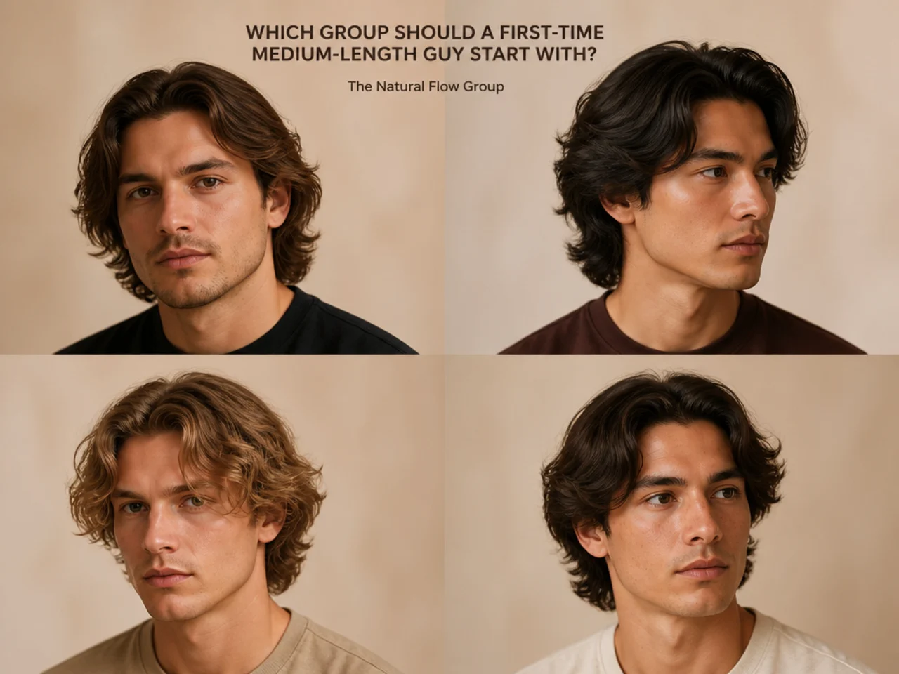 Which medium length haircut group to start with