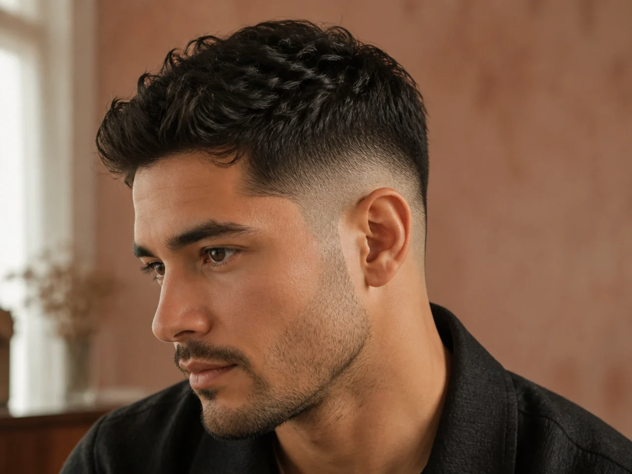 A skin fade already blurring after two weeks