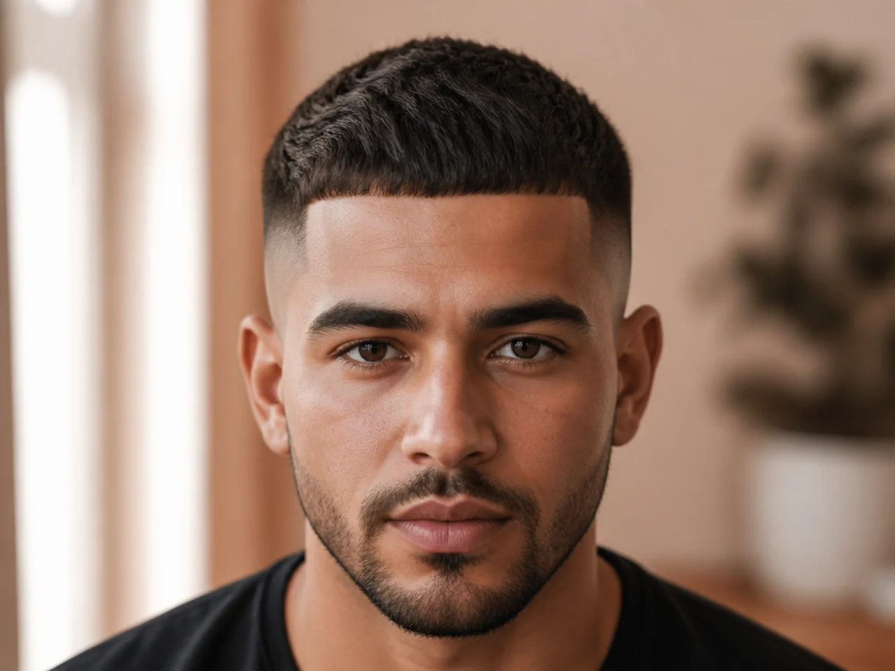 A short crop with three centimetres of length on top