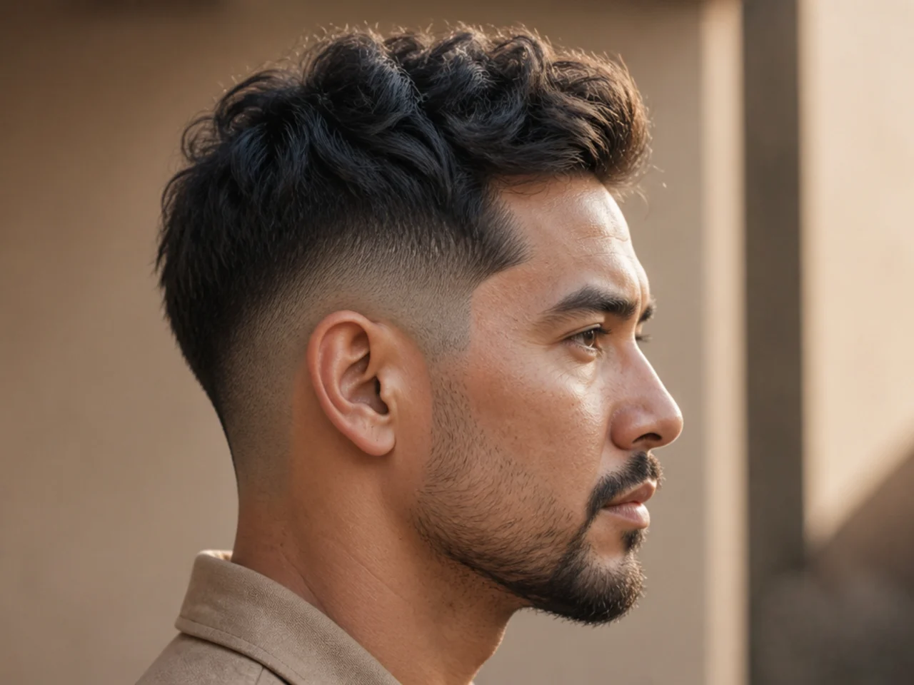 Hair expanded by humid weather