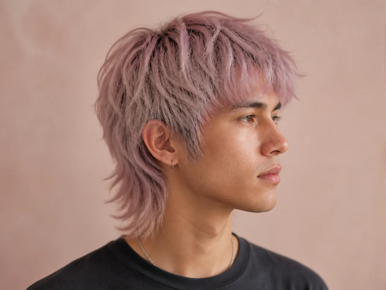 18. Pastel Wolf Cut