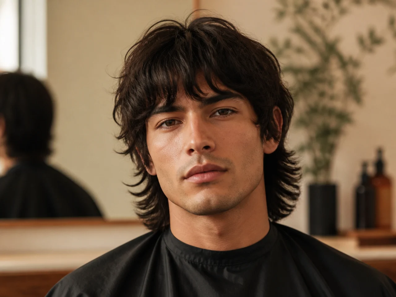 26. Wolf Cut with Bangs