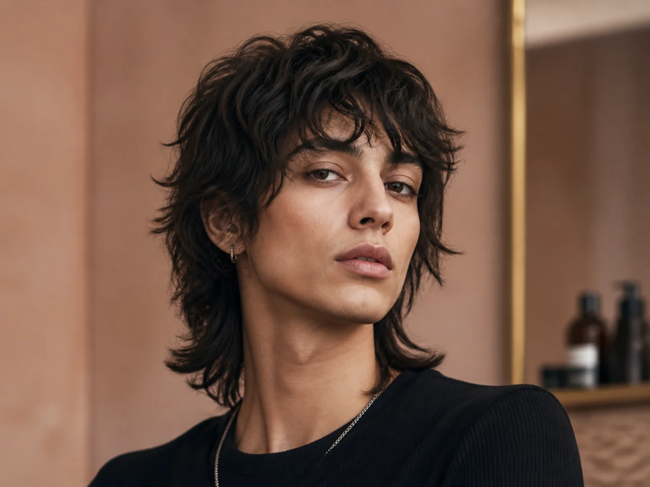 29. Androgynous Wolf Cut