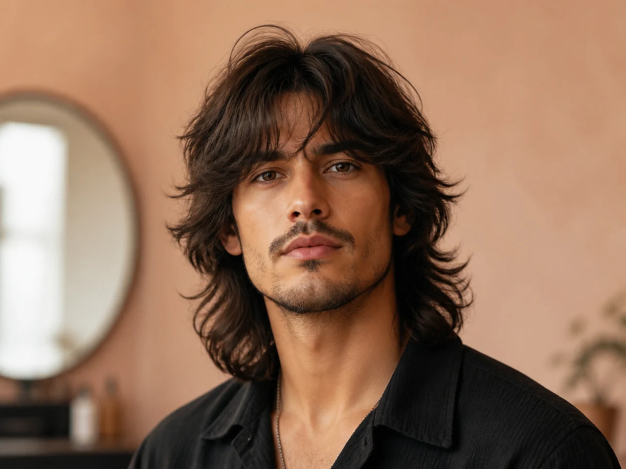 3. Classic 70s Shag-Inspired Wolf Cut