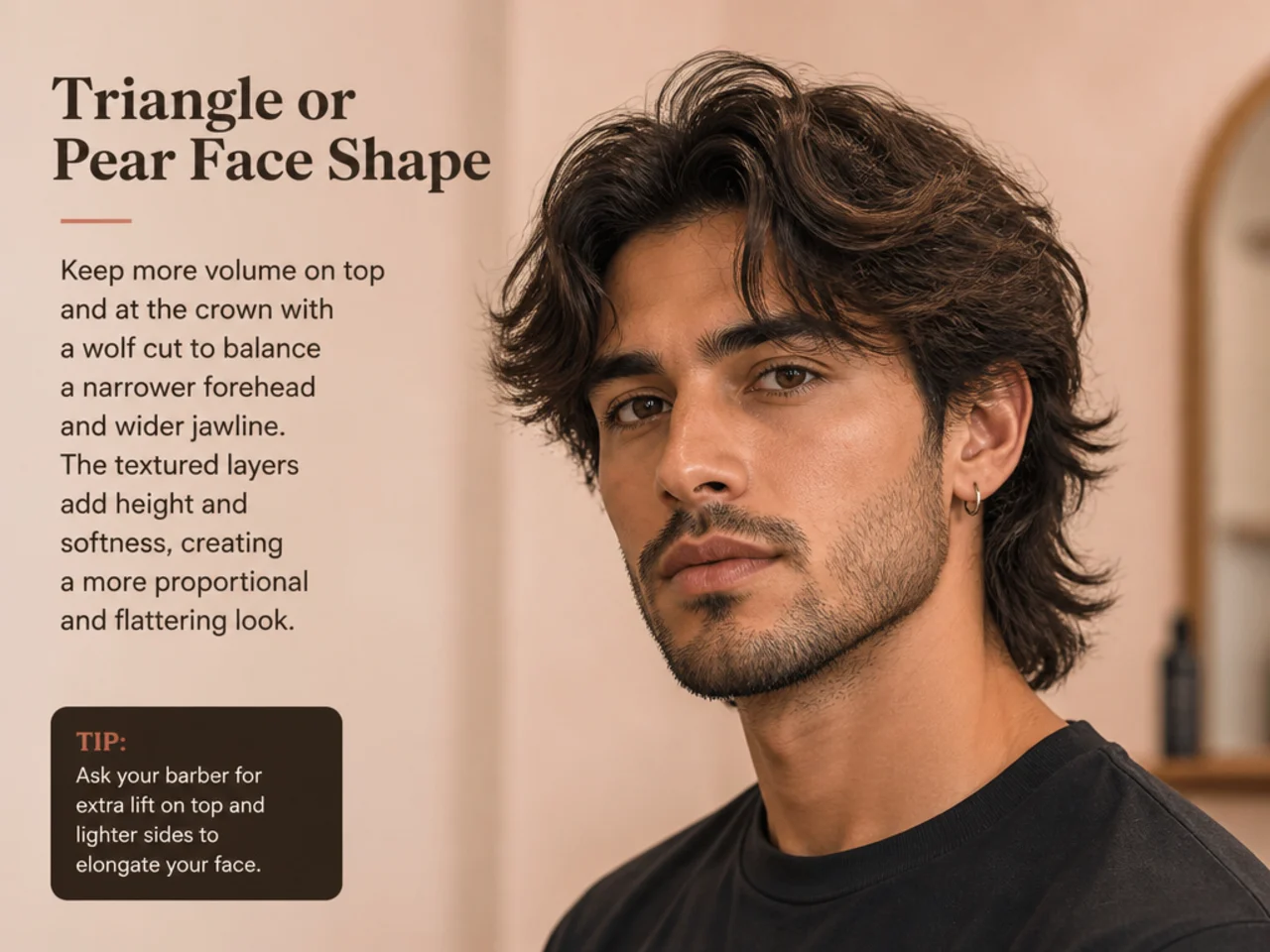 Triangle or Pear Face Shape