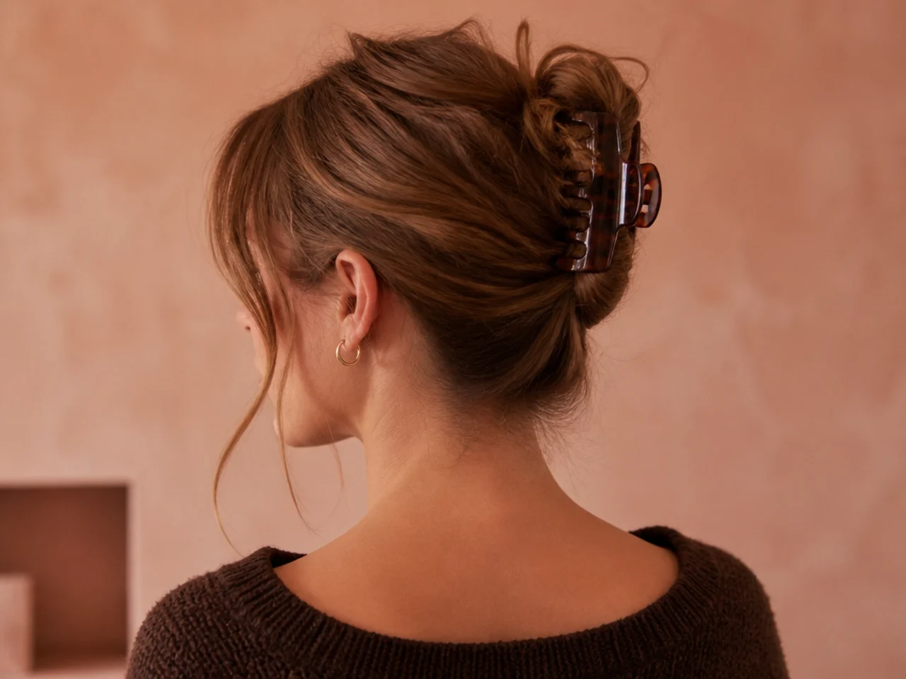 A loose overnight clipped style