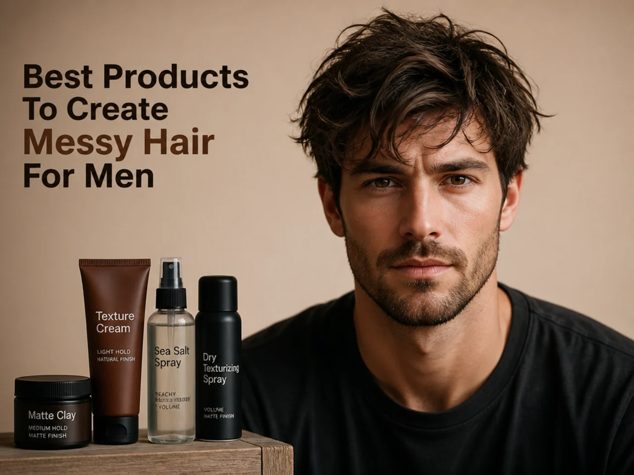 Best Products To Create Messy Hair For Men