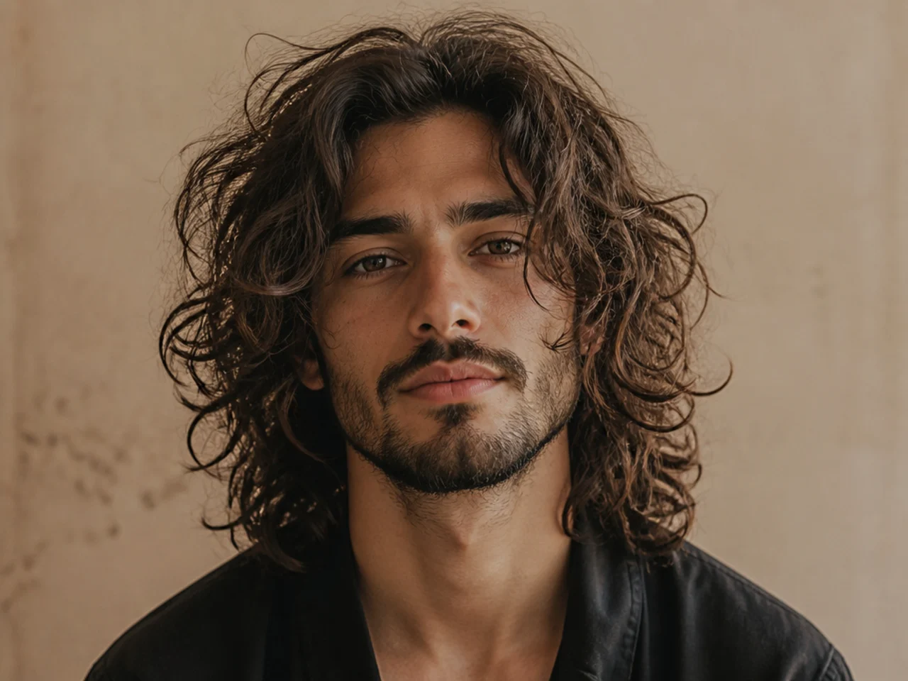 Long, Messy Curly Hair