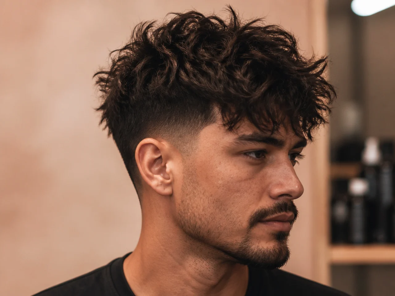 Textured and Messy with Faded Sides
