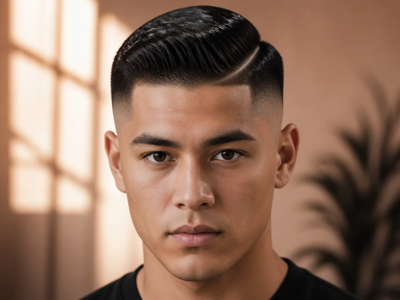 A part line disappearing into an over-high fade