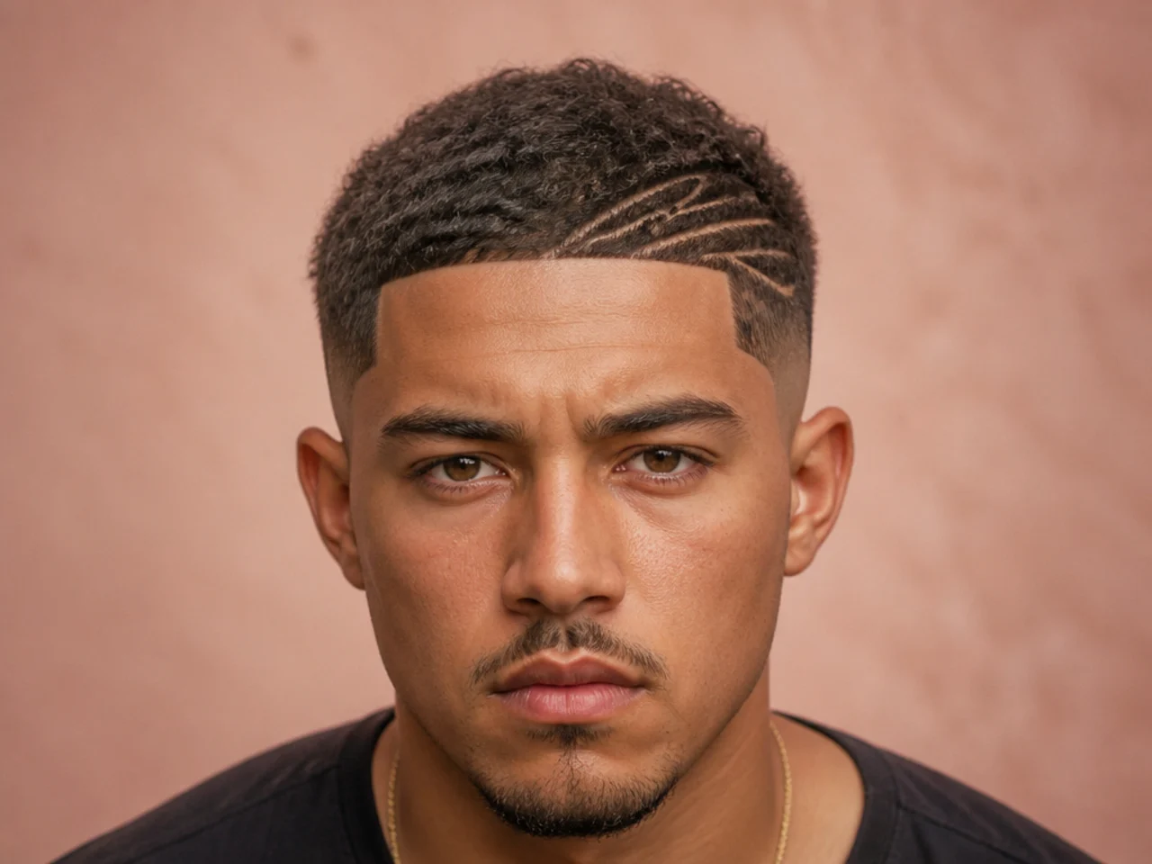An over-detailed hair design closing up after a few days