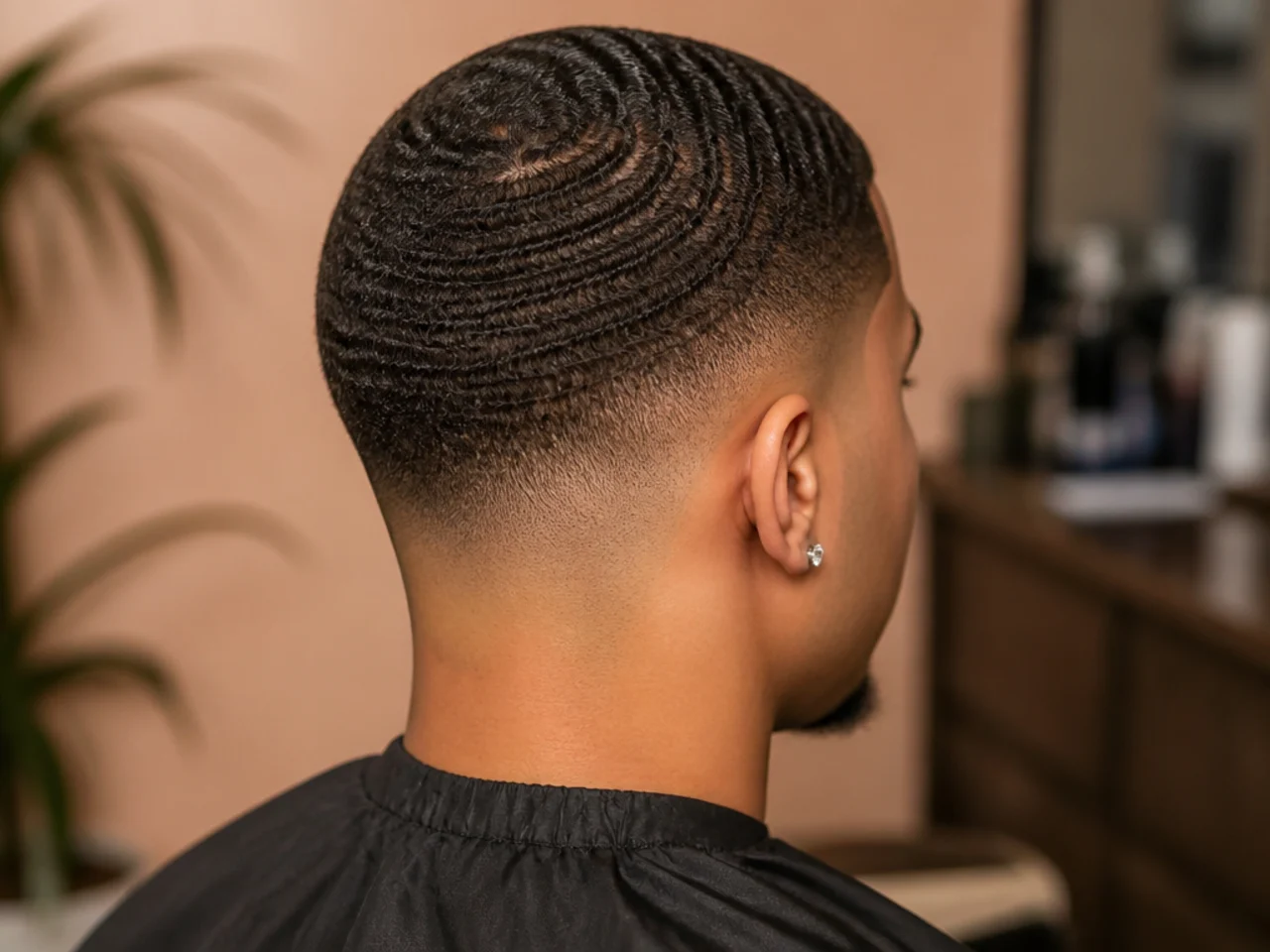 A mid fade with 360 waves