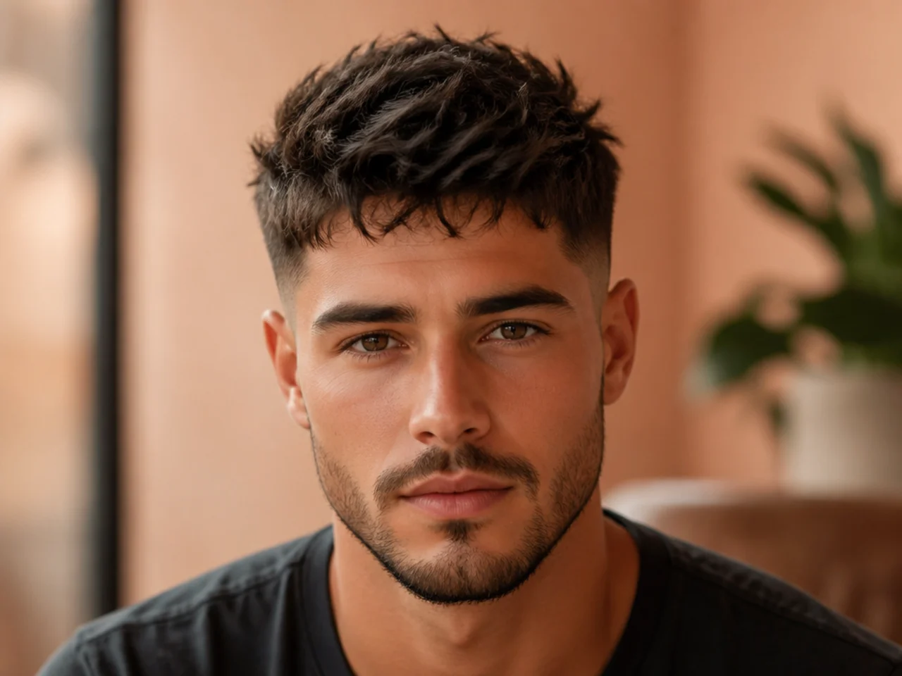 A mid taper with a textured top