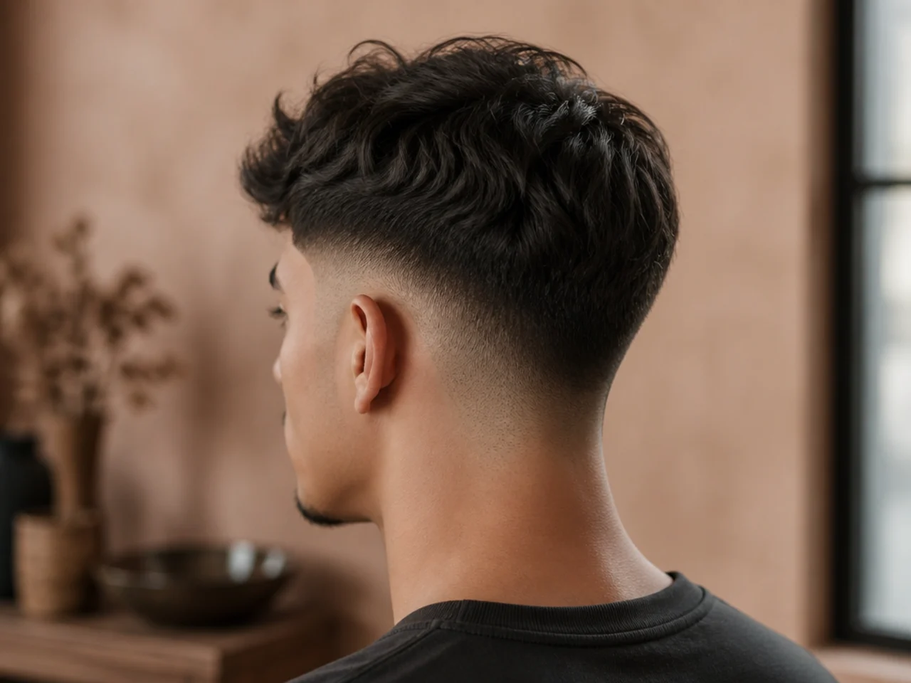 A mid fade with no product on day three