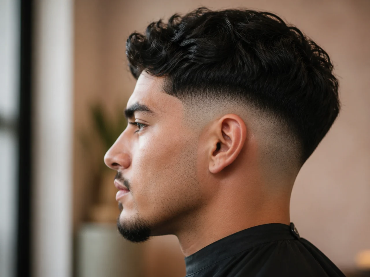A fade line set at the parietal ridge