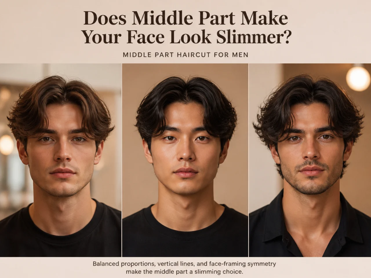 Does Middle Part Make Your Face Look Slimmer?