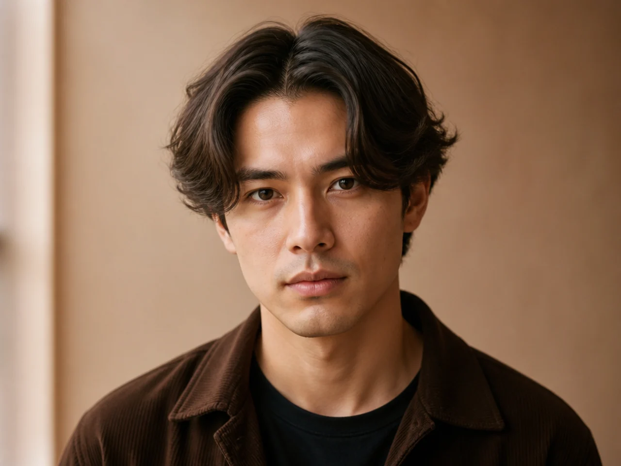 Thirty middle part mens haircut variations from classic curtains to fades and wolf cuts