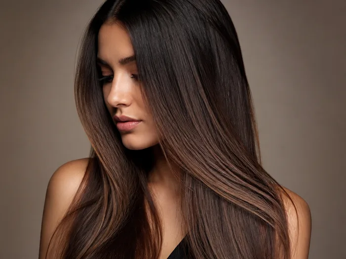 Espresso to mocha root melt balayage