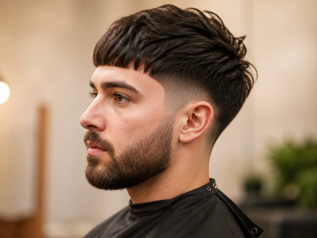 Mod with Angular Fringe with Beard