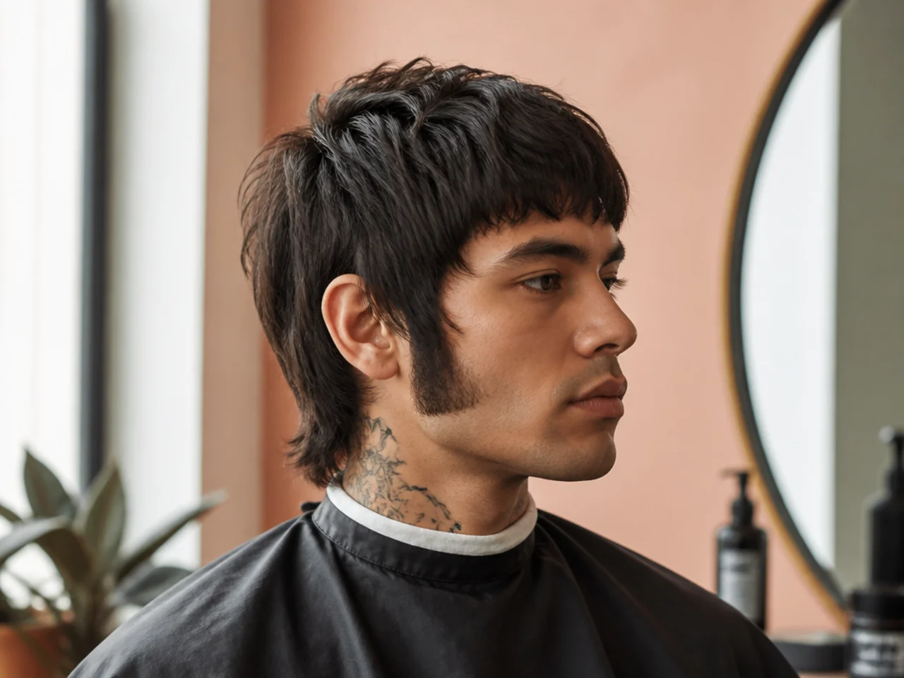 Mod with Long Sideburns