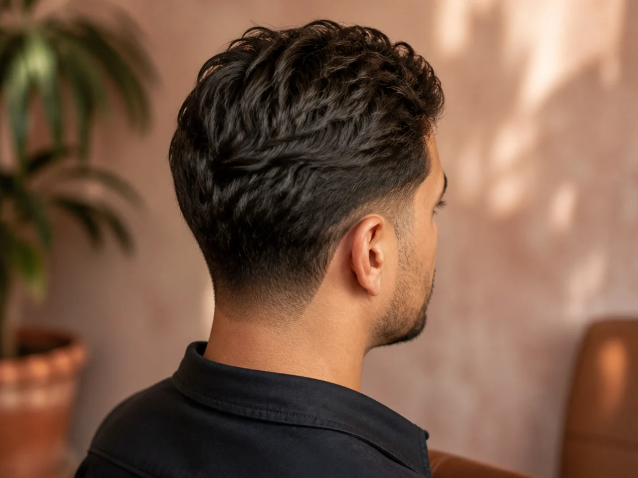 A modern haircut at week three of growth