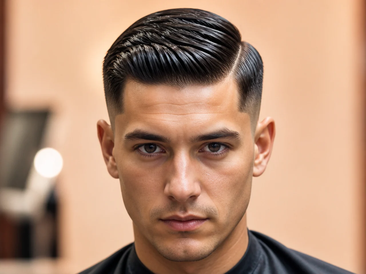 A dated disconnected cut with glossy product