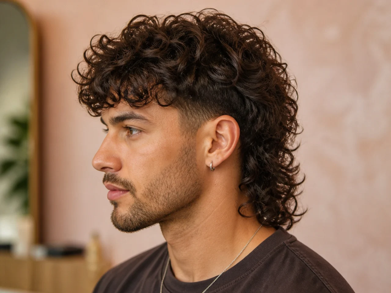 Curly Mullet