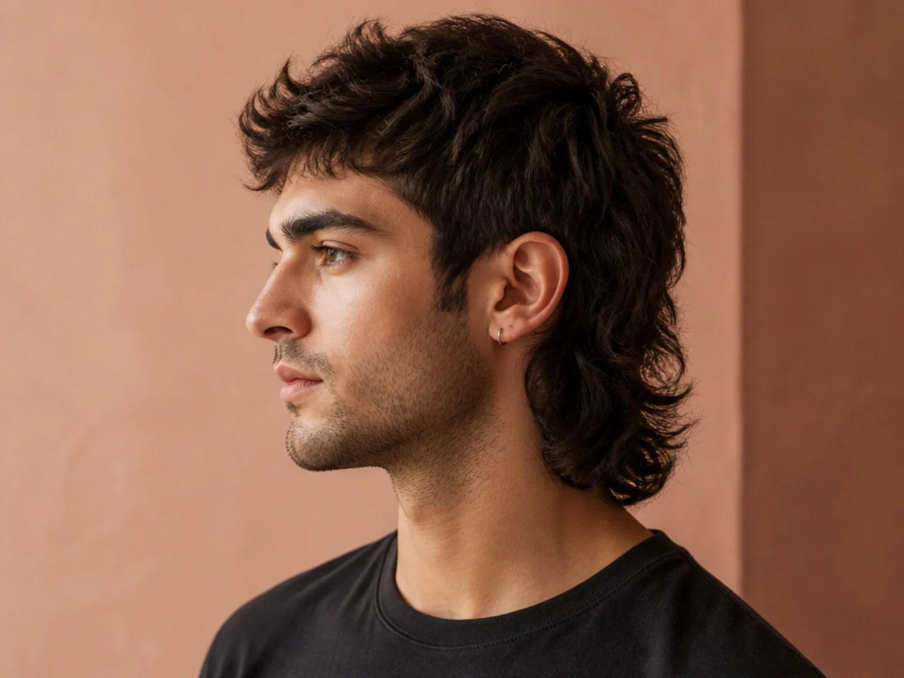 Modern Mullet haircut