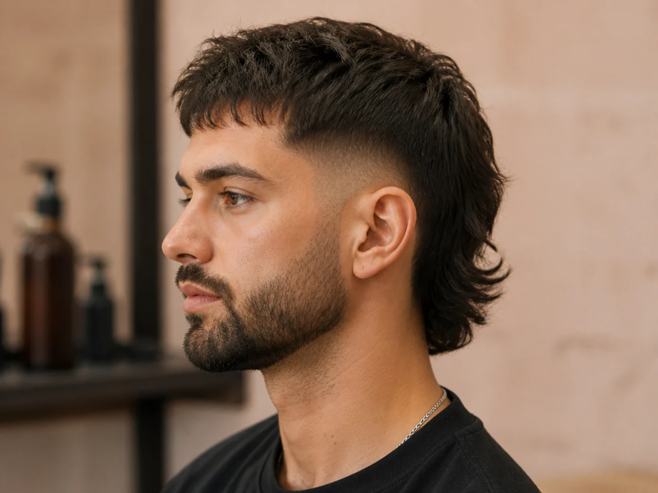 Temp Fade Mullet