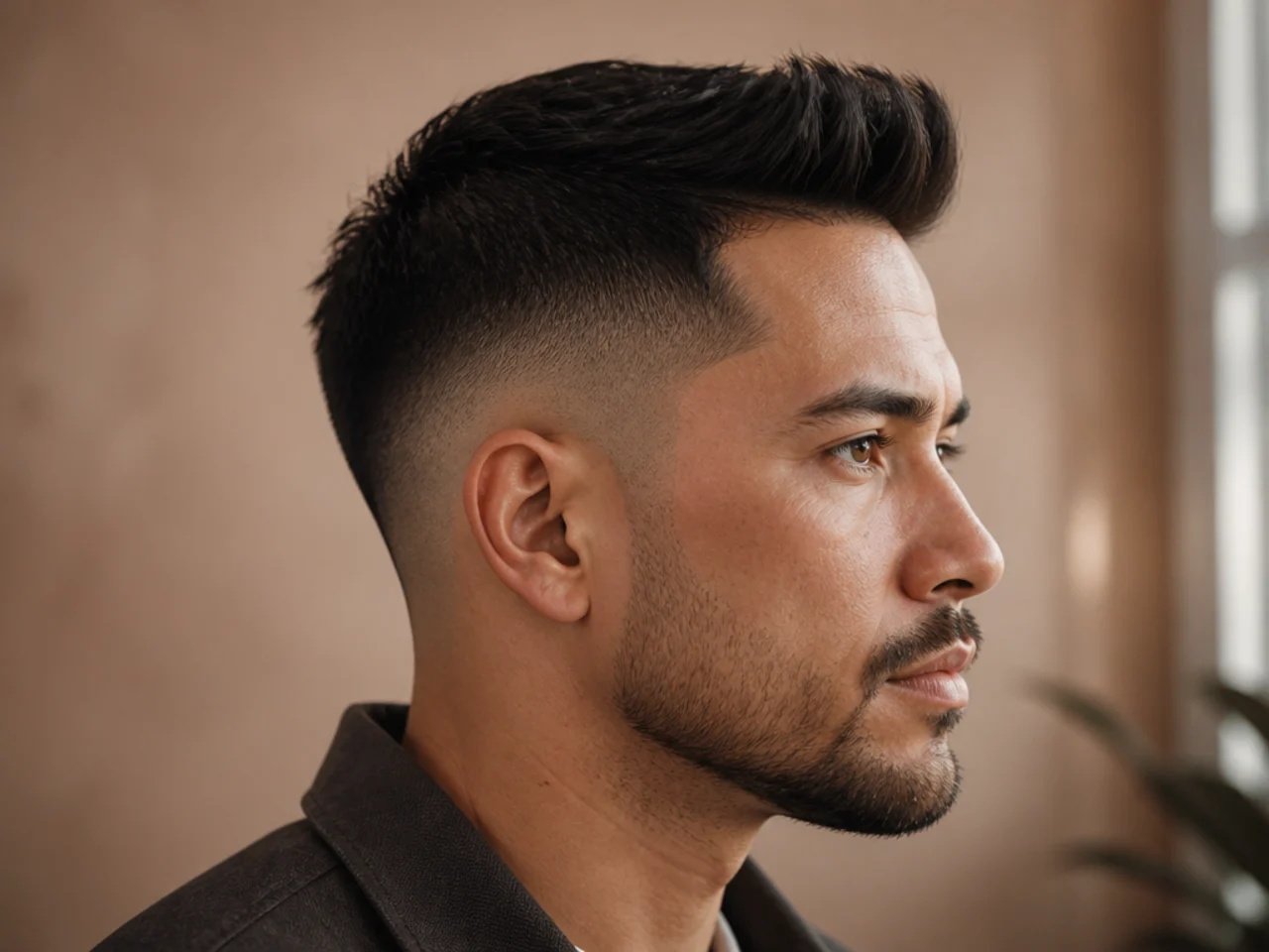 Volume built at the front hairline