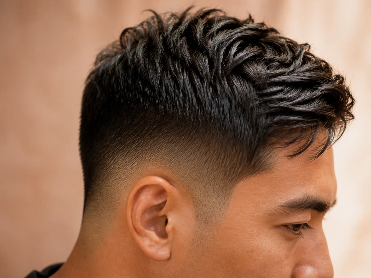 Different lengths across a short haircut