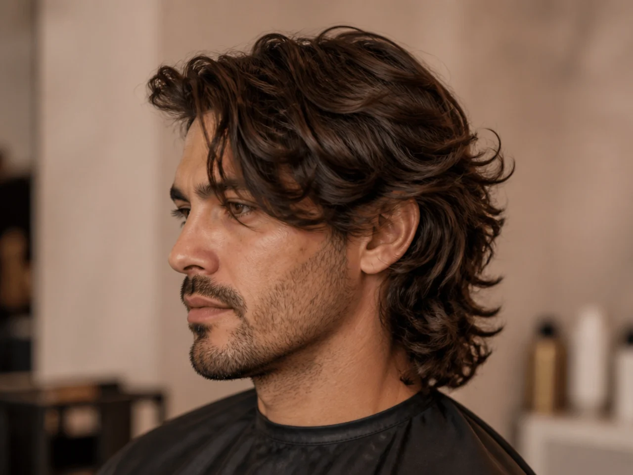 Side-by-side comparison of a disconnected undercut and a soft scissor-tapered wolf cut