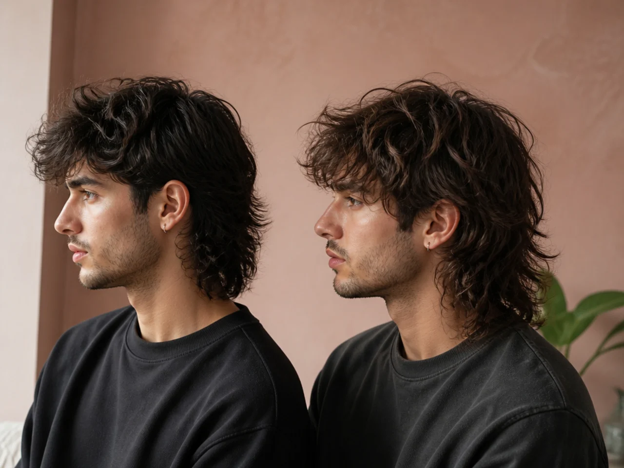 The same mullet photographed fresh and again after five weeks