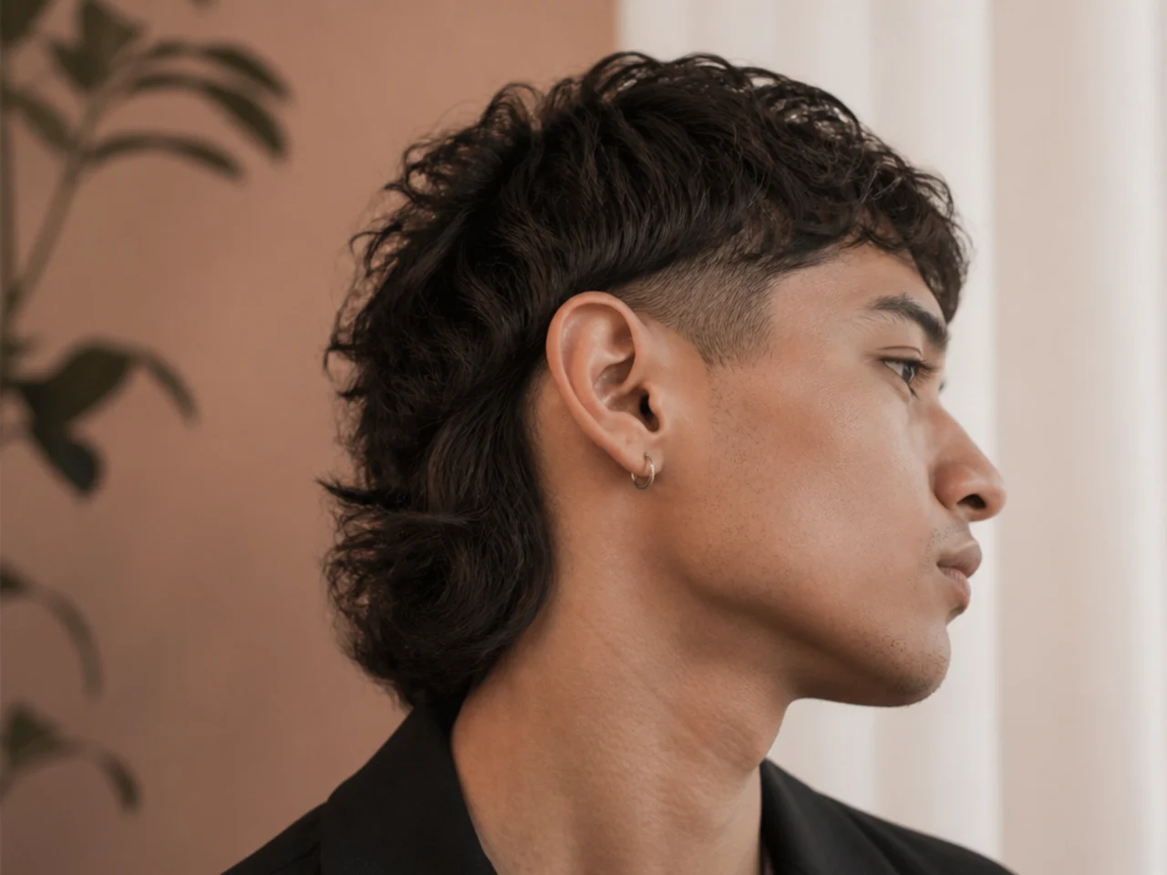 A mullet with the transition cut too high