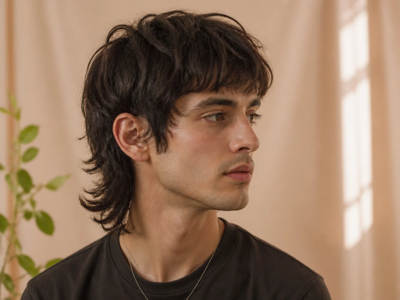 A three quarter view of a beginner mullet